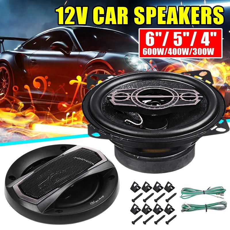 300W 4 Way 4 Inches Car Coaxial Hifi Speaker Vehicle Door Auto Bass Audio Music Stereo Power Audio Auto Sound Car Tweeter