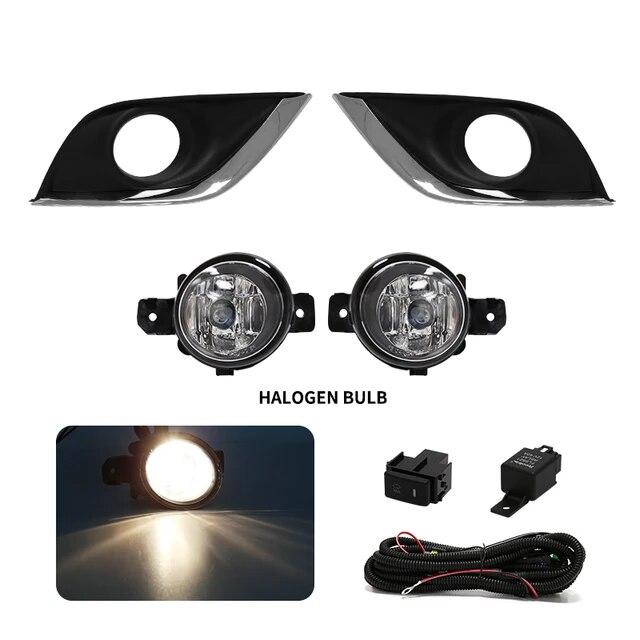 For Nissan Sunny Led Fog Light VERSA Sedan ALMERA N17 2014 2015 2016 2017 2018 Daytime Running Lamp DRL Daylight Waterproof 12V