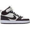 Nike Court Borough 2 Slip Resistant Abrasion Resistant Mid top Kids' Skateboarding Shoes White Burgundy Teenagers Sneakers CD7782-126