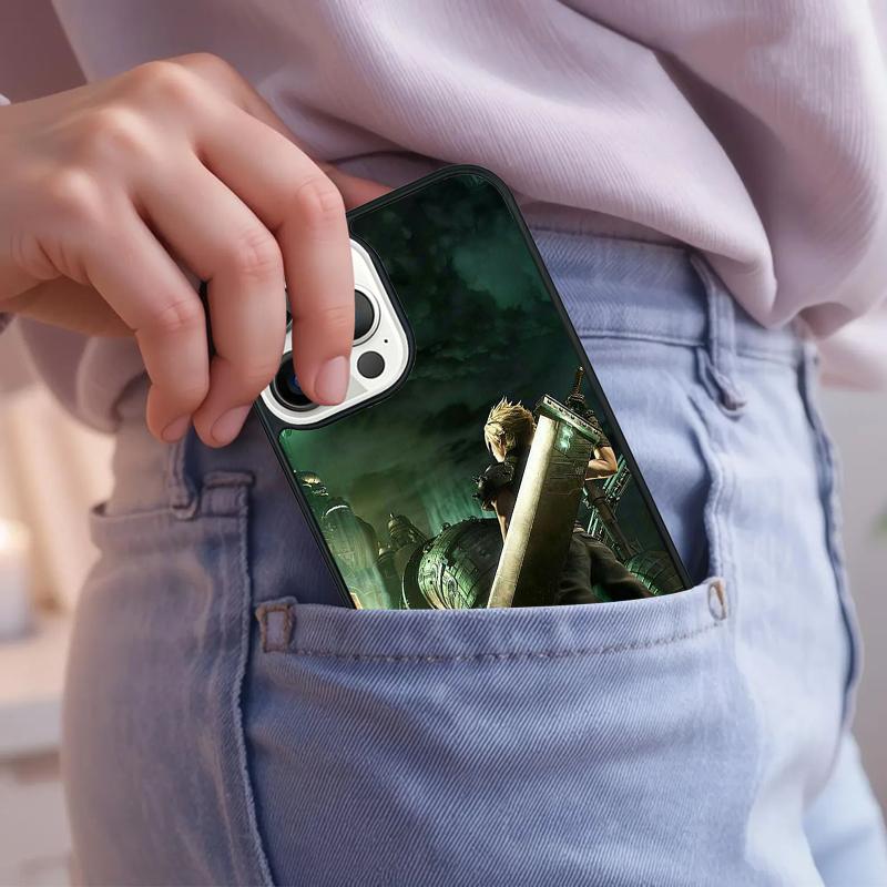 Final Fantasy VII Phone Case For iPhone 17 Air 15 16e 14 13 Pro Max Coque 12 11 Pro Max PLUS cover