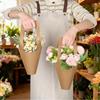 20pcs Kraft Paper Flower Gift Bags For Valentine Wedding