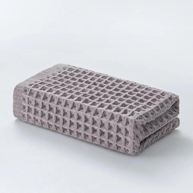 

2 хлопковых носовых платка, клетчатый уход за лицом, волшебные домашние спортивные полотенца для ванной комнаты 2pcs коричневый