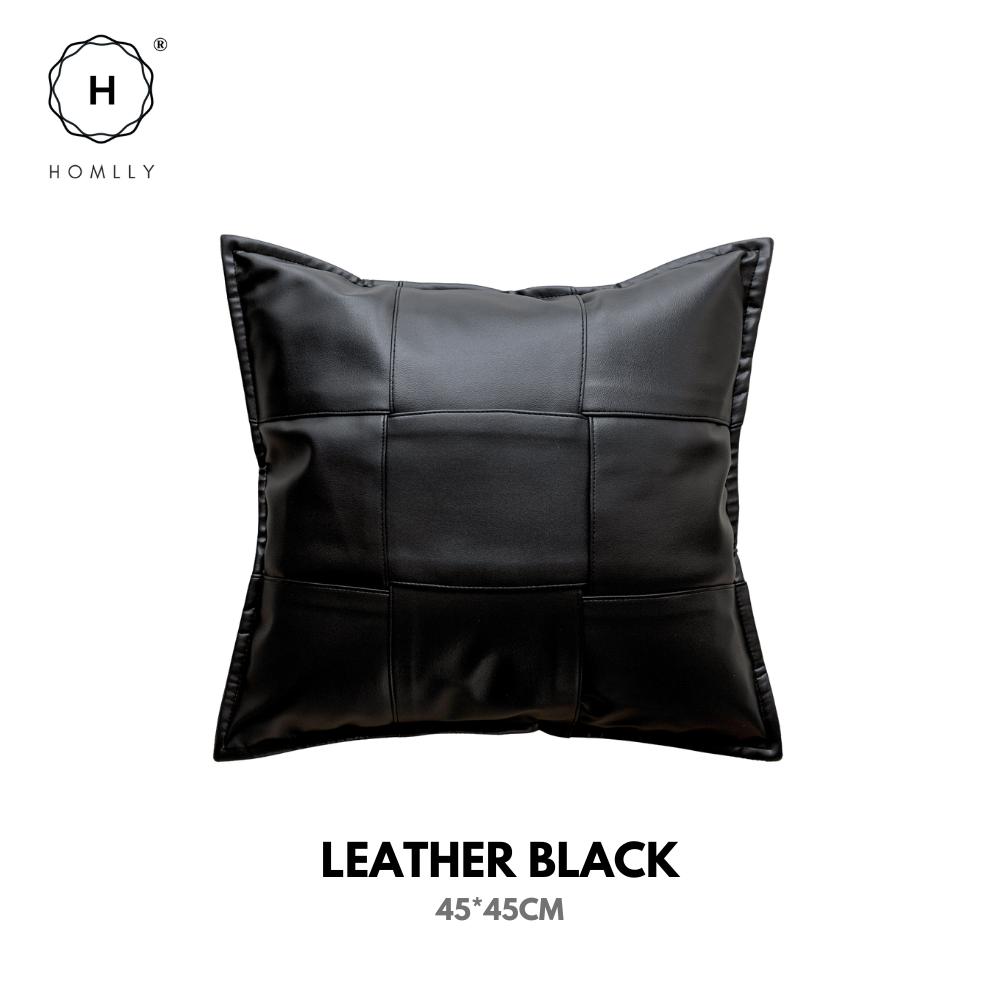 Homlly Noir Monochrome Decorative Pillow Cushion Cover (x2pcs)