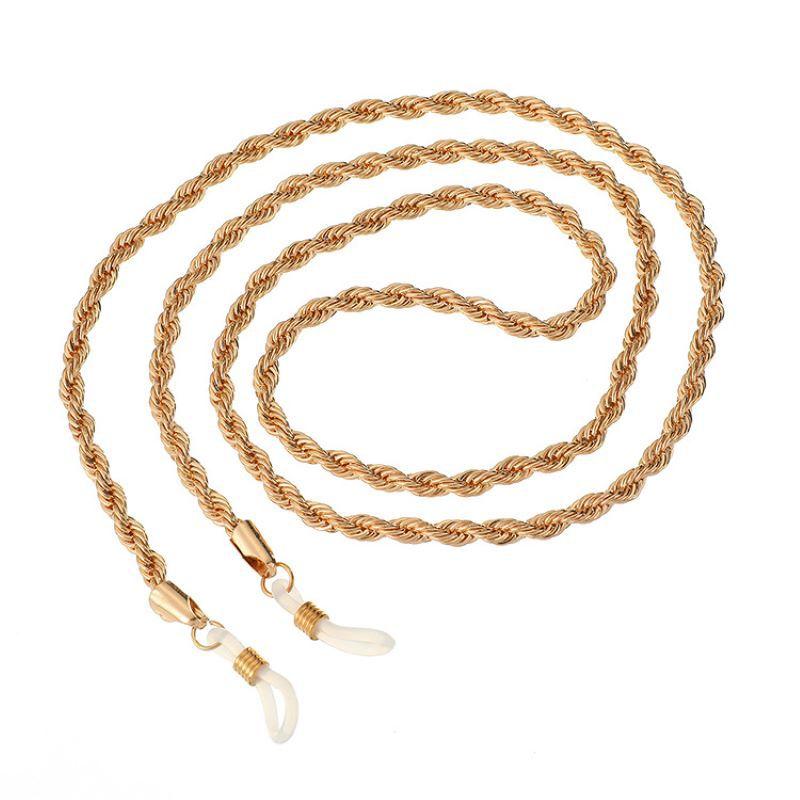 Kovové řetízky na brýle Goth Ženy Držák na brýle Náhrdelník Brýle na čtení Snake Link Lanyard Tassel Příslušenství k brýlím