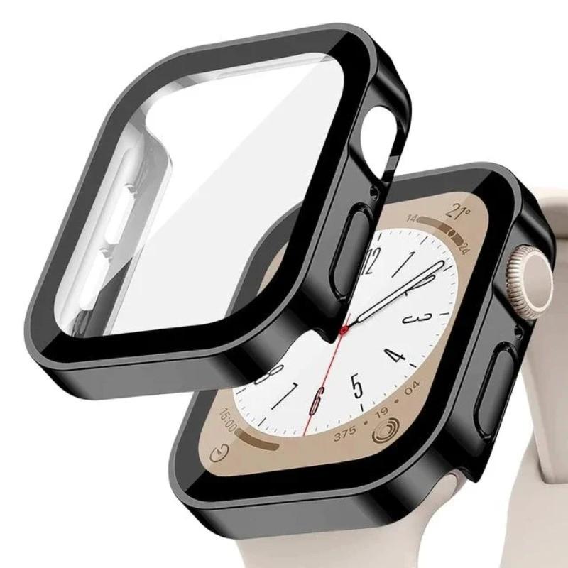 Waterproof Case for Apple Watch 7 8 9 45mm 41mm Screen Protector Glass+Cover iWatch 11 10 42mm 46mm 5 SE 6 44mm 40mm Accessories