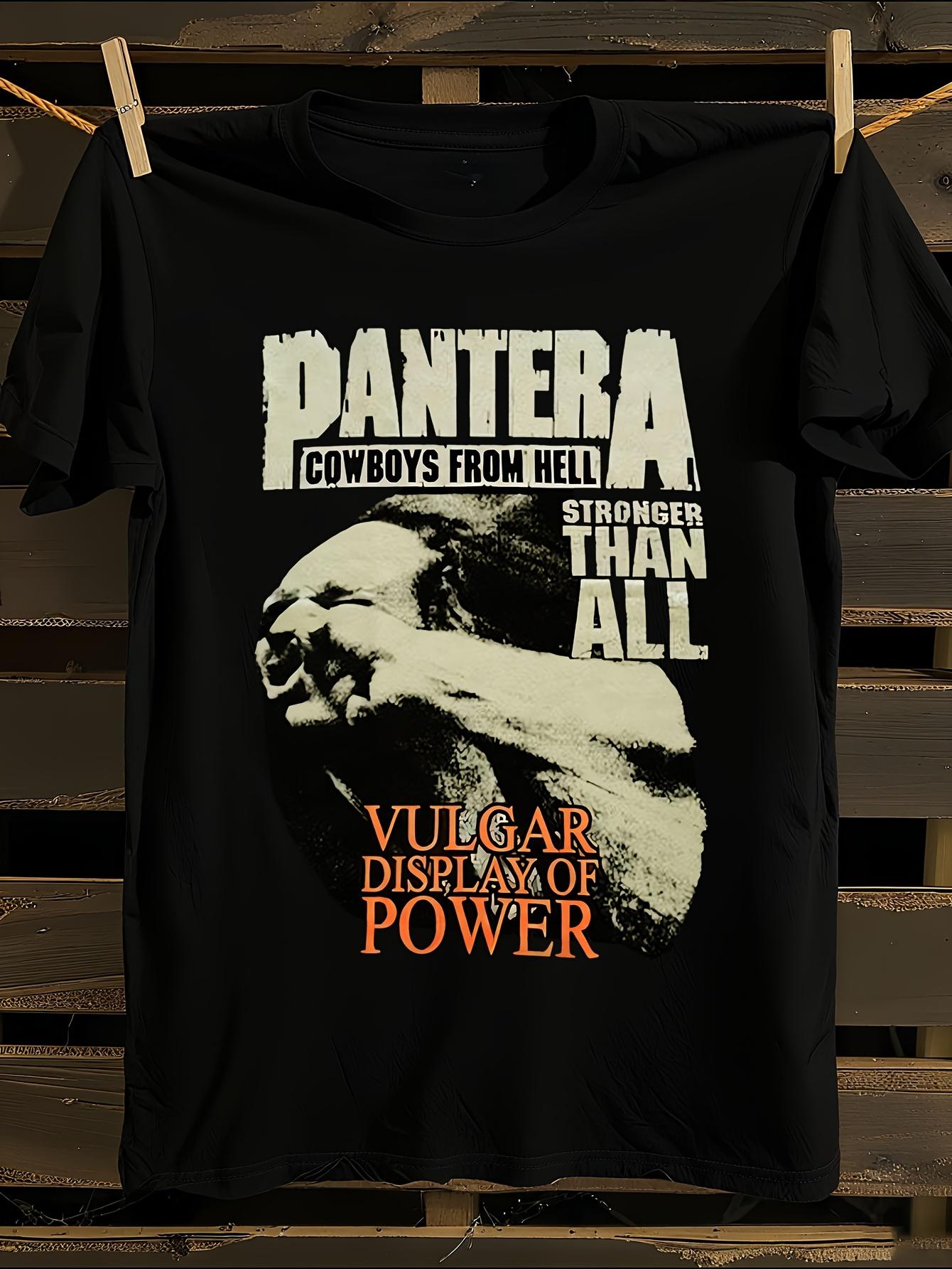 Teens BuildPantera Cow from Hell Black Tshirt S