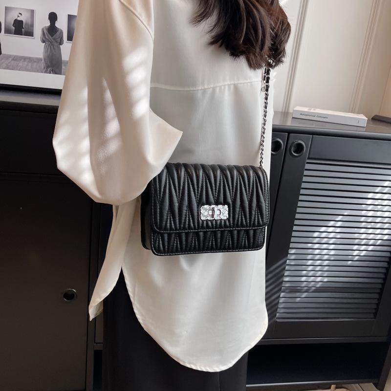 Chain Bag Women's New Fashion Small Square Bag Versatile Messenger Bag