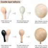 126 Stück Kaffeebraune Latexballons Retro Avocadogrün Hautfarbe Ballons für Babyparty Geburtstagsfeier Globos Zubehör