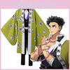 Hoge Kwaliteit Demon Slayer Kimetsu No Yaiba Himejima Gyomei Kimono Uniformen Met Perfecte Stiksels En Stijlvol Ontwerp