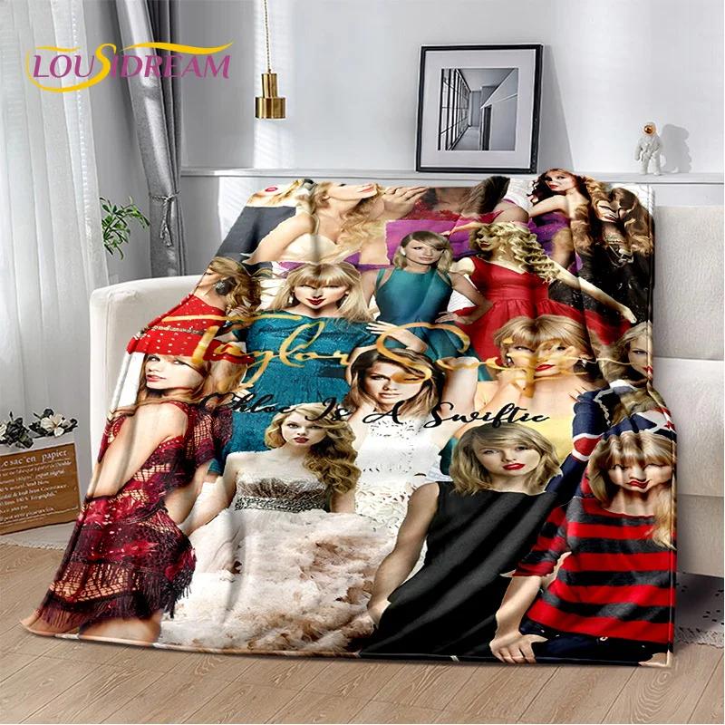 3D Taylor-r Singer T-Swizzle Decke, Weiche Überwurfdecke für Zuhause Schlafzimmer Bett Sofa Picknick Reise Büro Abdeckung Kindergeschenk Geschenk