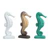 Seahorse Figurine Home Gift Art Modern Gift Collection Craft 6.7inch Figurine Sea Horse Statue Ocean Sculpture Seahorse Ornament