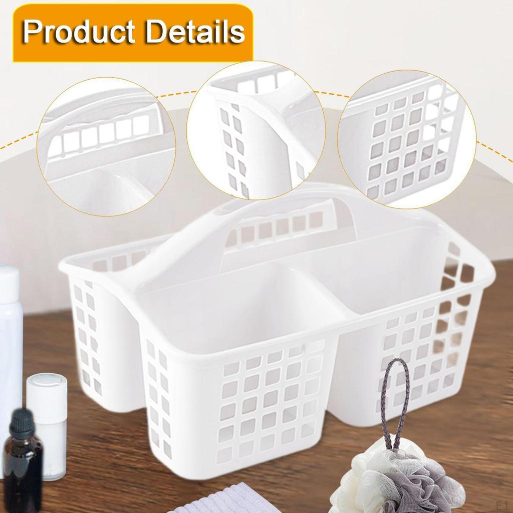 Coș de duș Organizator de baie Coș multifuncțional, cu compartimente, Depozitare tip geantă