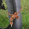 Lieblicher Keks Hund Diebstahlschutz Fahrradschloss Leicht Tragbar Fahrradschloss Silikonhülle Fahrrad Kabelschloss