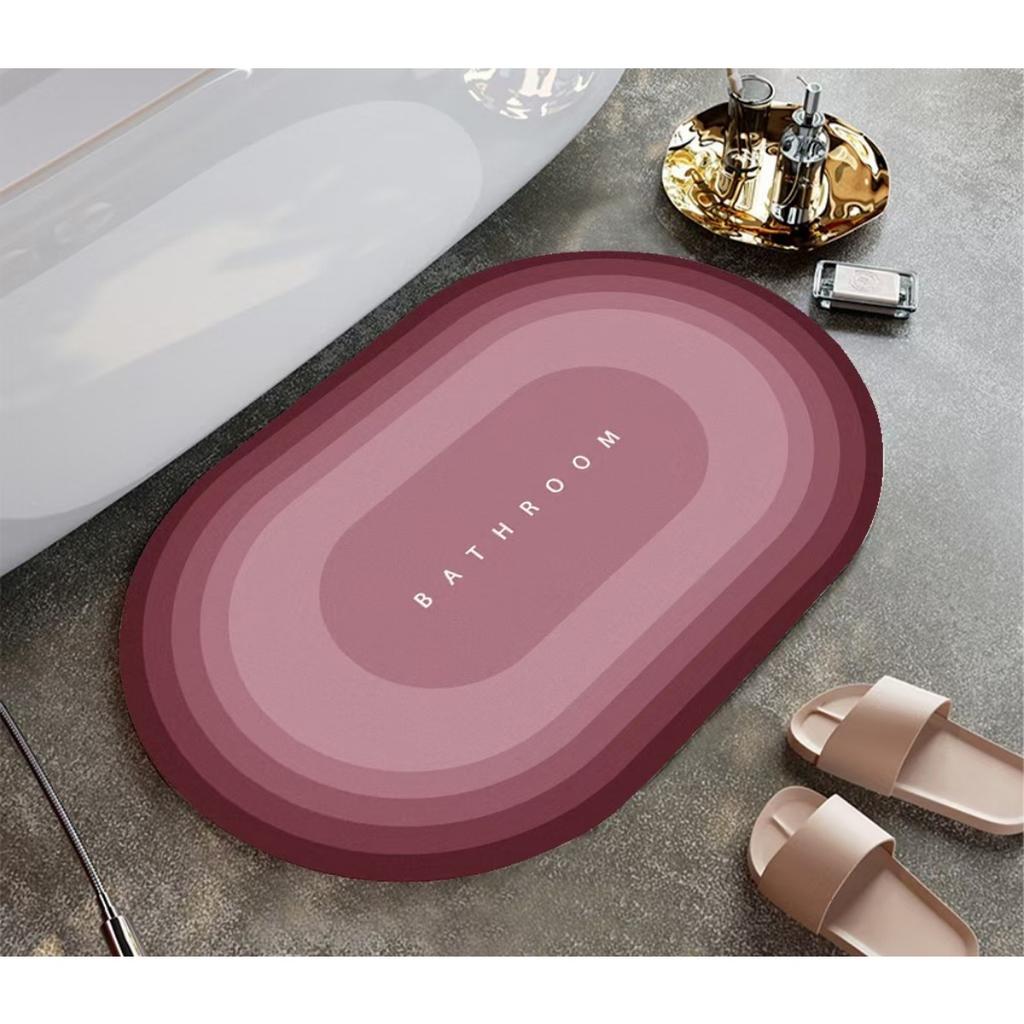Absorbent Mat Absorbent Foot Mat Toilet Bathroom Non Slip Mat Absorbent Soft Mat Quick drying Rubber Carpet