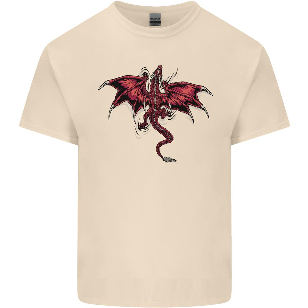 A Dragon Climbing the Material Unisexs Light Cotton TShirt