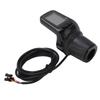 Electric Bike Half Throttle Grip with LCD Display Panel Headlight Interface 5P+2P Ordinary Cable 24V 36V 48V 60V