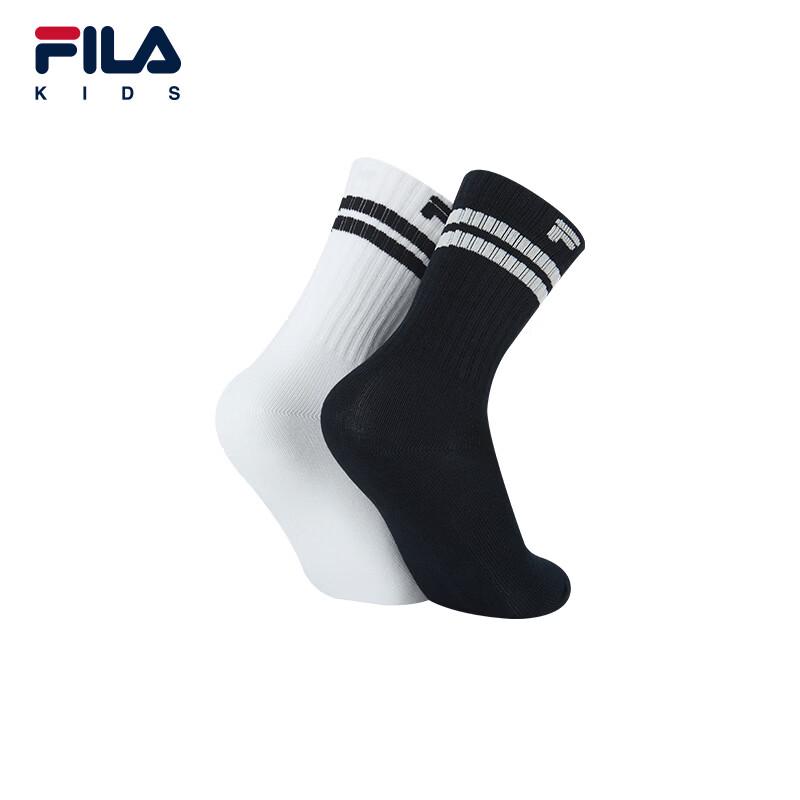 FILA Kids' High-Waist Socks 2-Pack