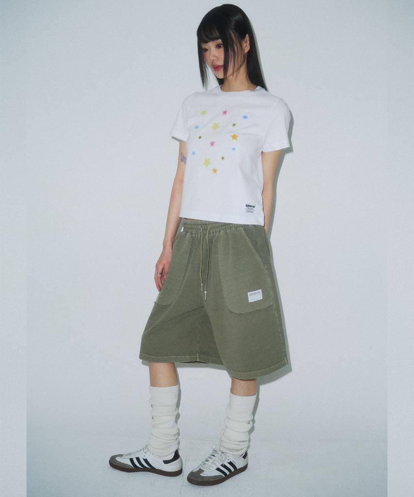 Ssobi Kiki Semi-Crop Short Sleeve Tee