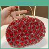 Elegante Polyester-Abendtasche mit Kristallverzierungen für Damen bei formellen Anlässen