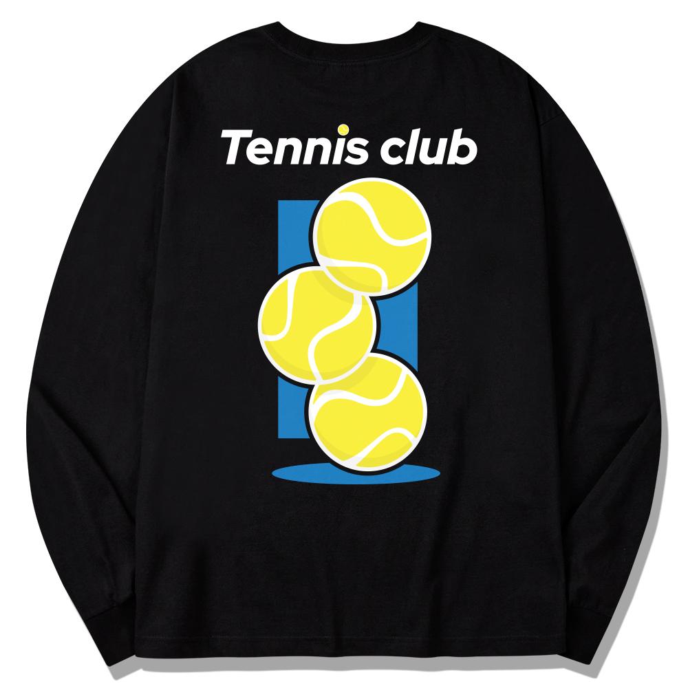 Seupeullaesikodeu Long Sleeve Black - Tennis Club Blue