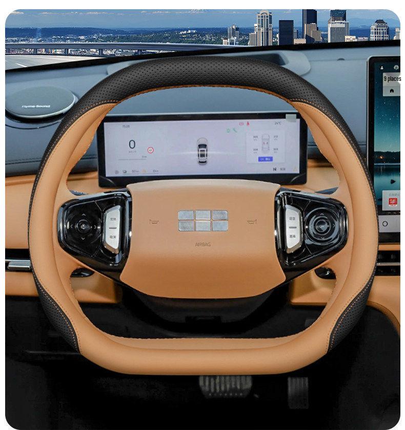 Geely Galaxy A7 Steering Wheel Cover for Starship 7, E5, Xingyao 8, and Xingyao 6