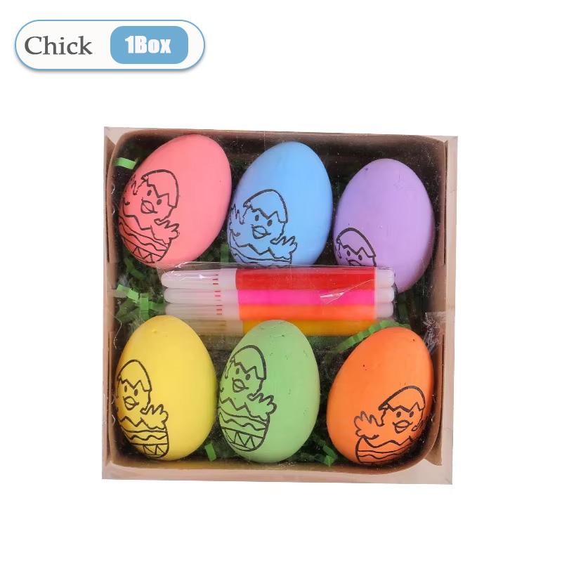 

1-20Boxes DIY Painting Easter Eggs with Paint Pen Foam Easter Eggs DIY Doodle Kit for Easter Theme Party Easter Decoration 2025