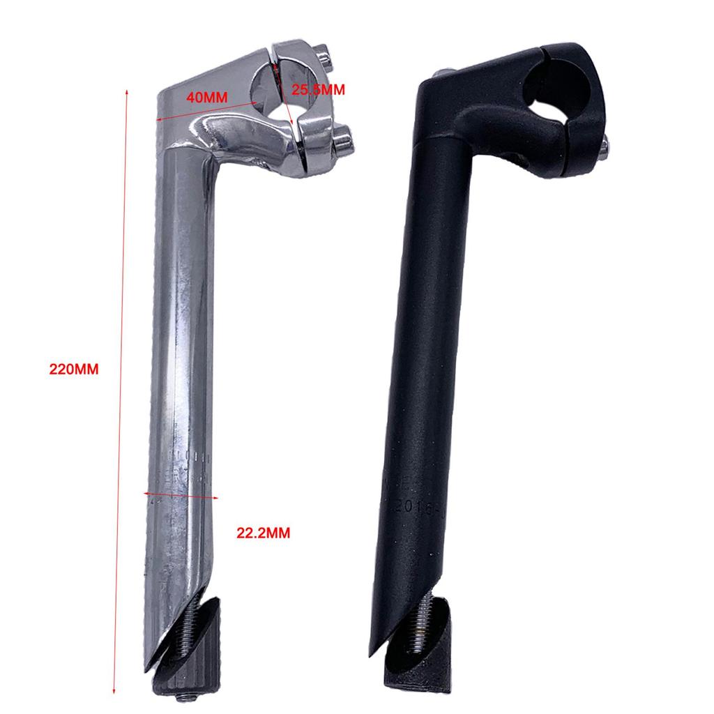 Bike Quill Stem Gooseneck Handlebar Riser Cruiser Stems Repair Fitting