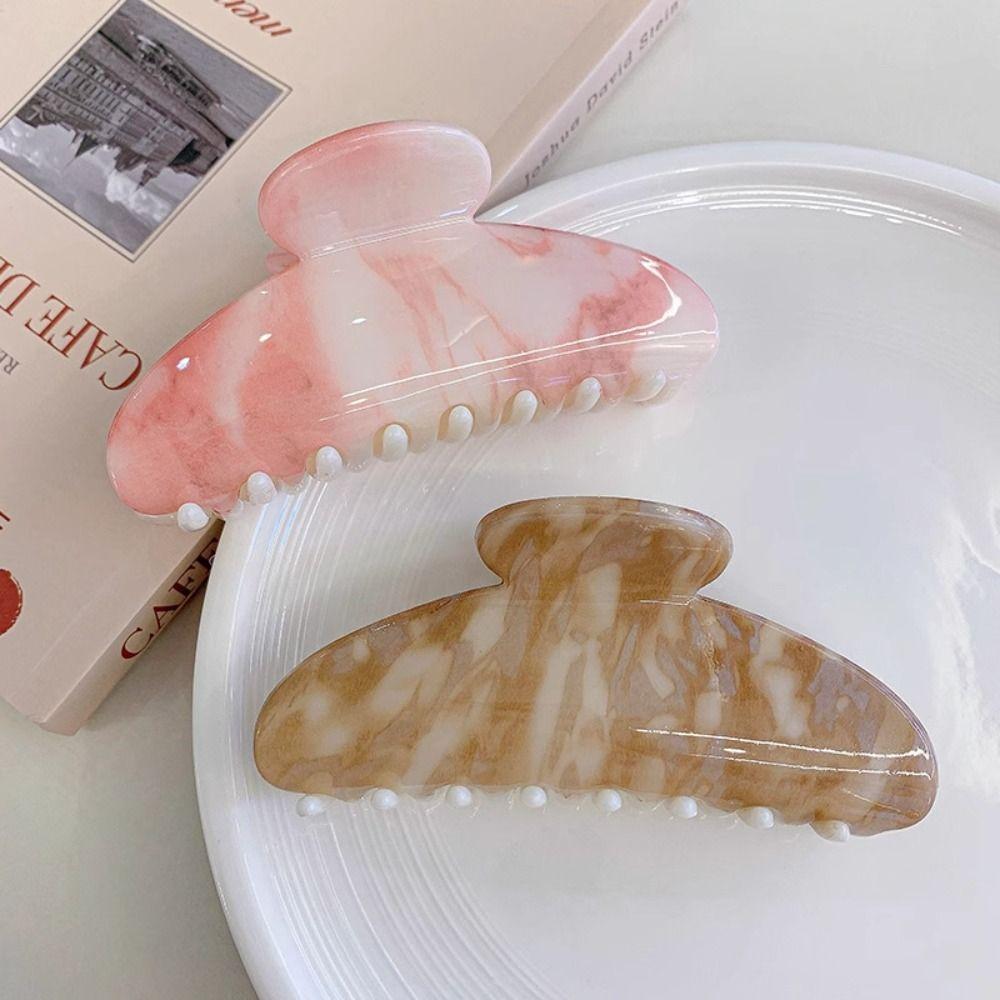 Hair Clip Ink Painting Pattern Hair Claw Shark Clip Ponytail Barrettes  Travel