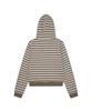 The Coldest Moment Tcm Stripe Standard Hooded Zip-Up (Brown)