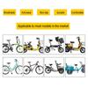 Weicher Fahrradsitz Breiter Mountainbike-Sattel Universell Atmungsaktiv Vier-Ecken-Feder Fahrradsitzkissen Outdoor Fahrradzubehör