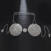 Shiny Rhinestone Crop Top Bra Chest Chain Sexy Lingerie Decoration Chain Accessory