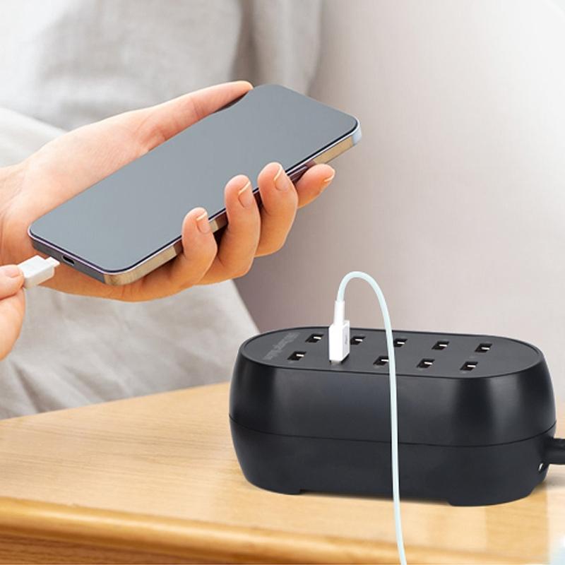 USB Charger Station,10/20Ports Charging Hub 100W 50W Desktop Compact Multi Port USB Charger for Phone, Tablet