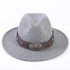 Popular European and American High-end Wool Top Hat, Men's and Women's Fashion Versatile Elegant Top Hat Jazz Hat
