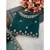 Latest New Wedding Wear Saree Heavy Embroidery Real Wal & Moti With Sequence Work*