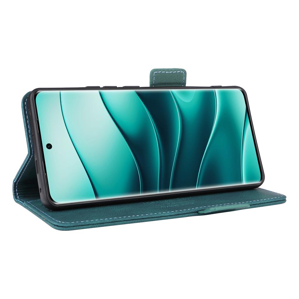 For Xiaomi Redmi Note 14 Pro 4G Case Leather Wallet Flip Phone Cover with Hardware Decor