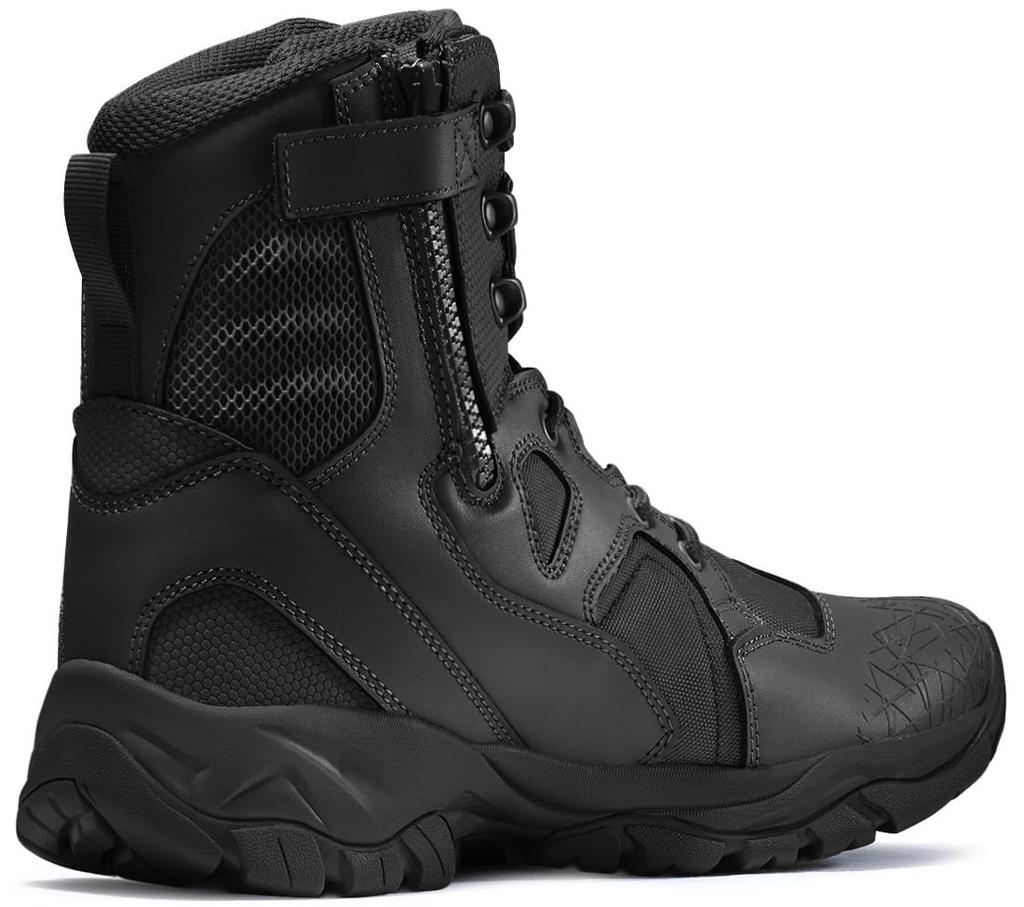 CQR And Waterproof Military Tactical Boots for Outdoor and Features Zippered Camouflage Product Men's Lightweight, Durable, Breathable, Activities,