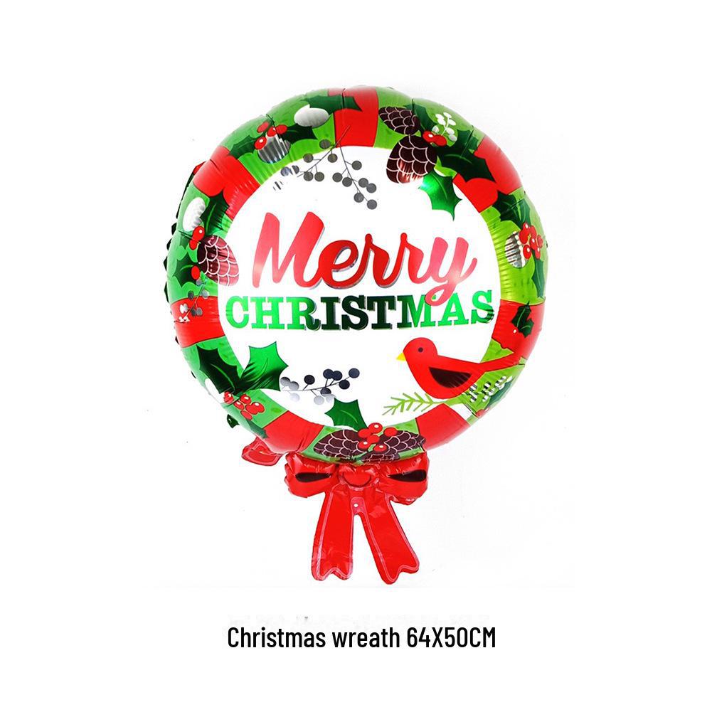 Christmas Tree Snowflake Aluminum Film Balloons for Party Decoration