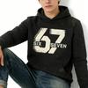 Europe and America Vintage 67 Print Kids Hoodies Fashion Boys Girl Long Sleeve Pullover Casual Hoodies Sweatshirt Clothing