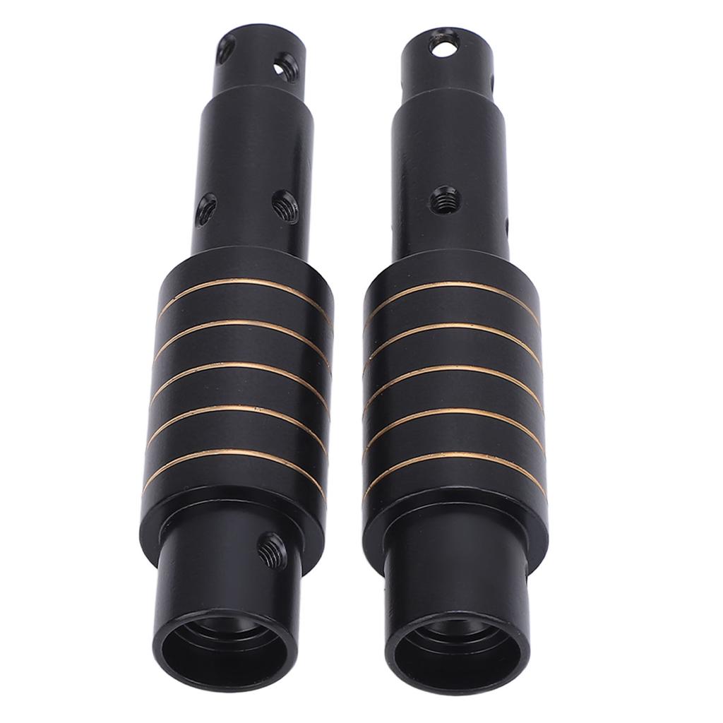 2Pcs RC Rear Axle Tube Brass Remote Control Car Axle Tube Set for Axial SCX10 Pro 1/10