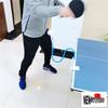 Table Tennis Training Machine with Large Clamp and Blue Rod for Technique Enhancement