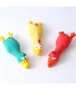Cute Dog Squeak Toy Latex Chicken Shape Durable Chew for Small-Medium Breeds Interactive Pet Supplies