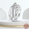 925 Silver Stackable Infinite Heart Daisy Flower Ring for Women Original Silver 925 Rings Brand Jewelry Gift