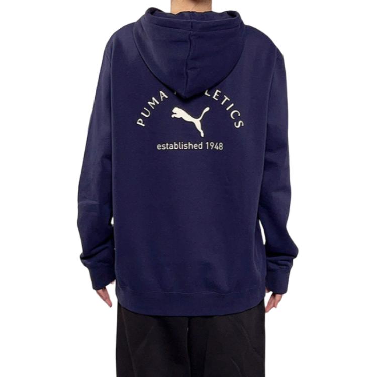 Puma Athletics Knitted Hooded Pullover Long Sleeve Sweatshirt Men Sweatshirt 692600-16