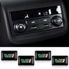 OMDP8 Car Styling 3D Epoxy Steering Wheel Dashboard Decoration Stickers For Skoda VRS VII Octavia A5 A7 Superb 3 Fabia 2 Rapid Kodiaq