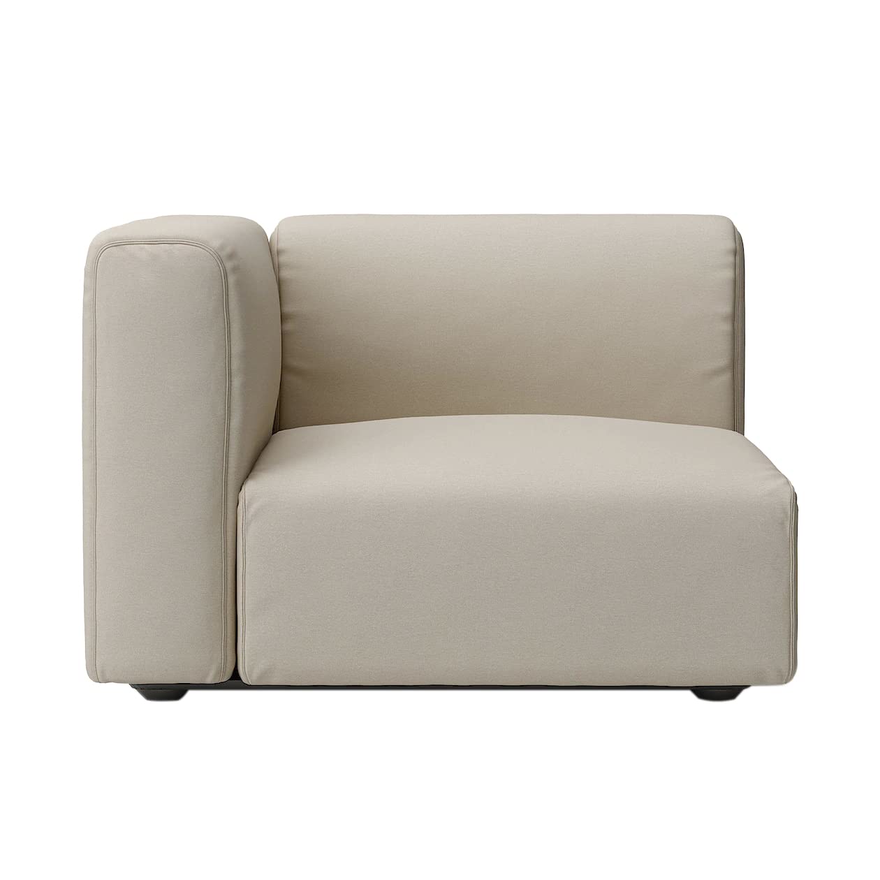 

MUJI Бежевый Большой Чехол из стираного хлопкового холста для модульных диванов с подлокотниками, ширина 98 см, Номер продукта: 82583816