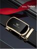 Emperor Paul's Men's Leather Automatic Buckle Belt - Genuine Cowhide, Business Style