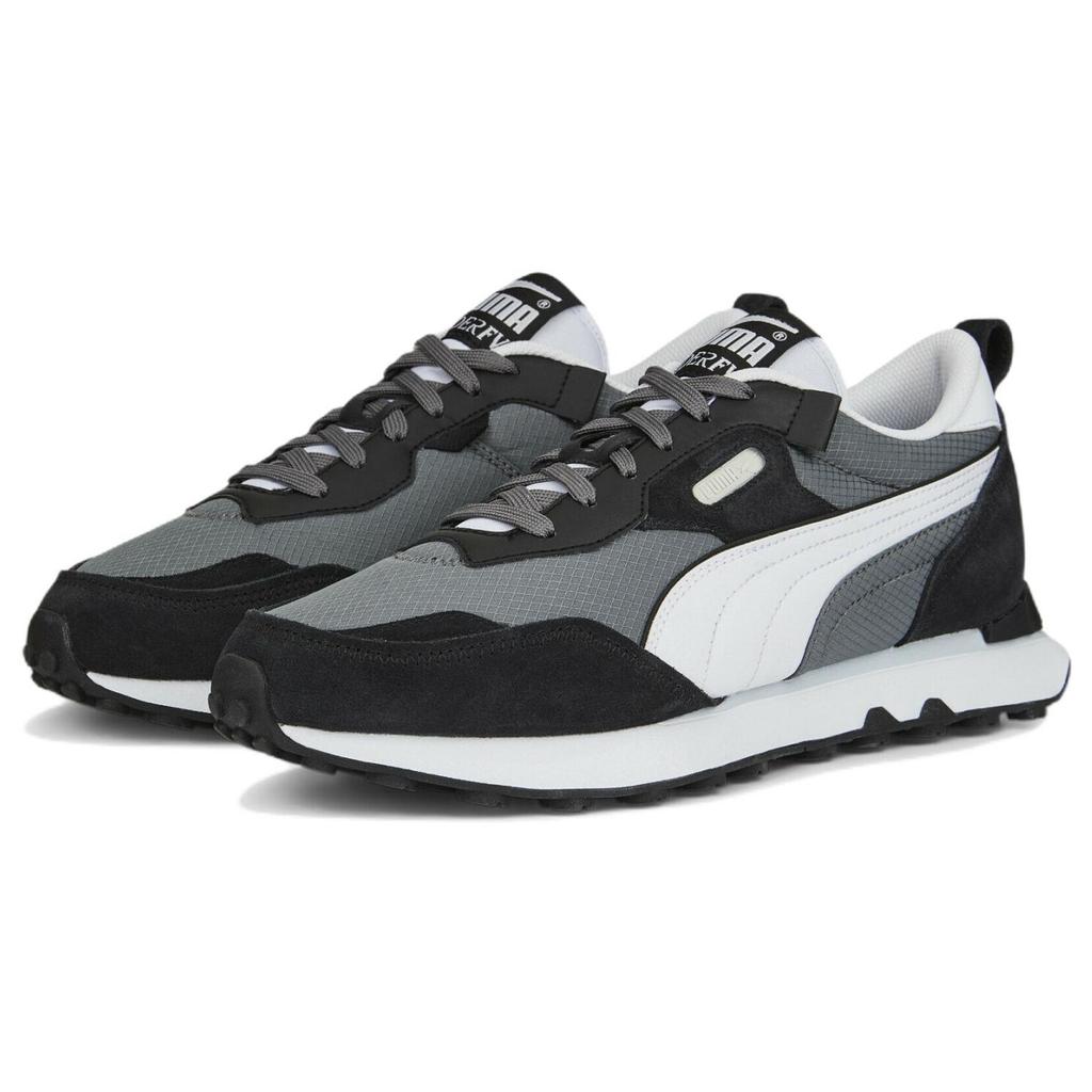 Puma Rider Fv Future Vintage Unisex Castlerock Black White 387672-12