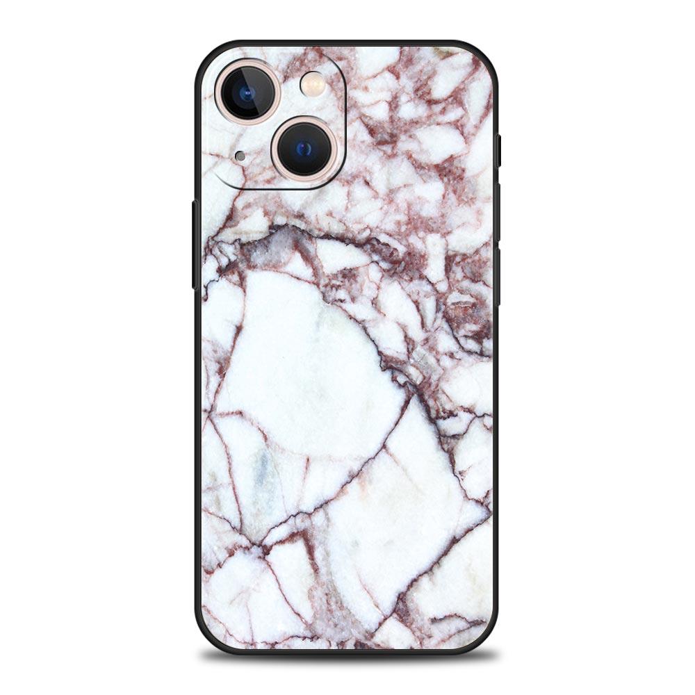 Marble Fashion Phone Case For iPhone 17 Air 16 Plus 13 15 14 12 11 Pro MAX 7 8 SE Soft TPU Shockproof Cover Funda