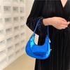 Trendy Chic Minimalist Hobo Bag For Women 2023 Fashionable Pink Blue Shoulder Bag