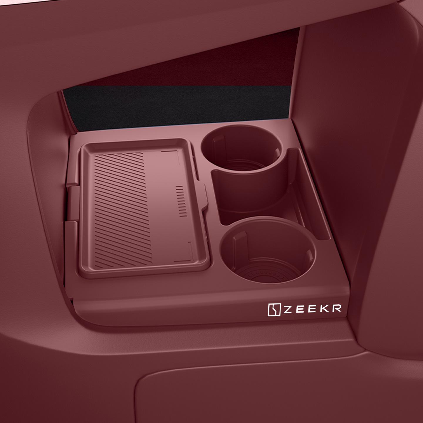 

Zeekr 009 Console Silicone Storage Box: Glasses Holder & Interior Organizer фіолетовий